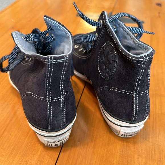Converse wedge suede blue size 8 - Picture 3 of 4